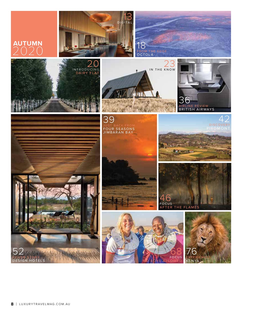 Luxury Travel Preview Pages