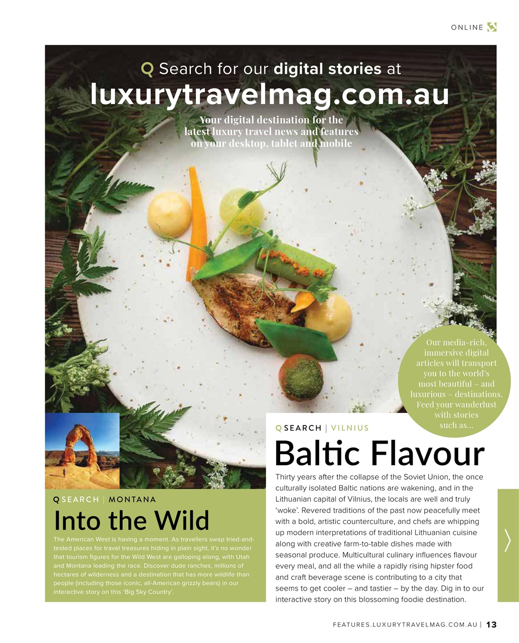 Luxury Travel Preview Pages