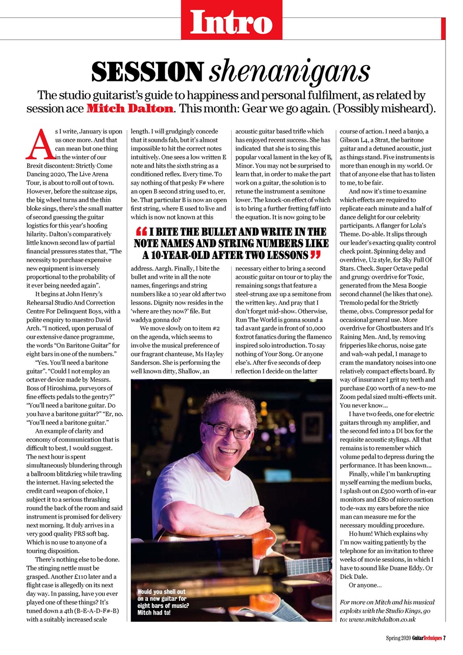 Guitar Techniques Preview Pages