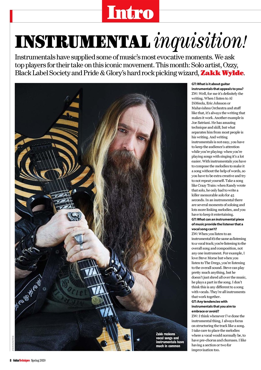 Guitar Techniques Preview Pages