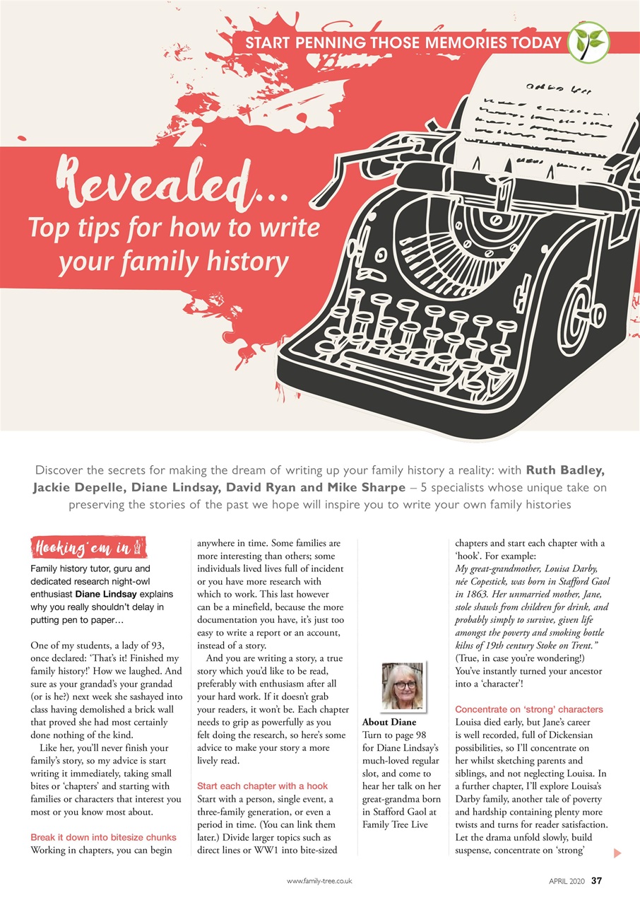 Family Tree Preview Pages