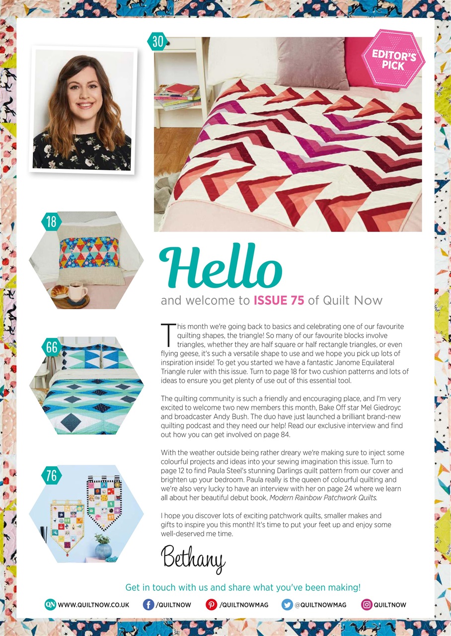 Quilt Now Preview Pages