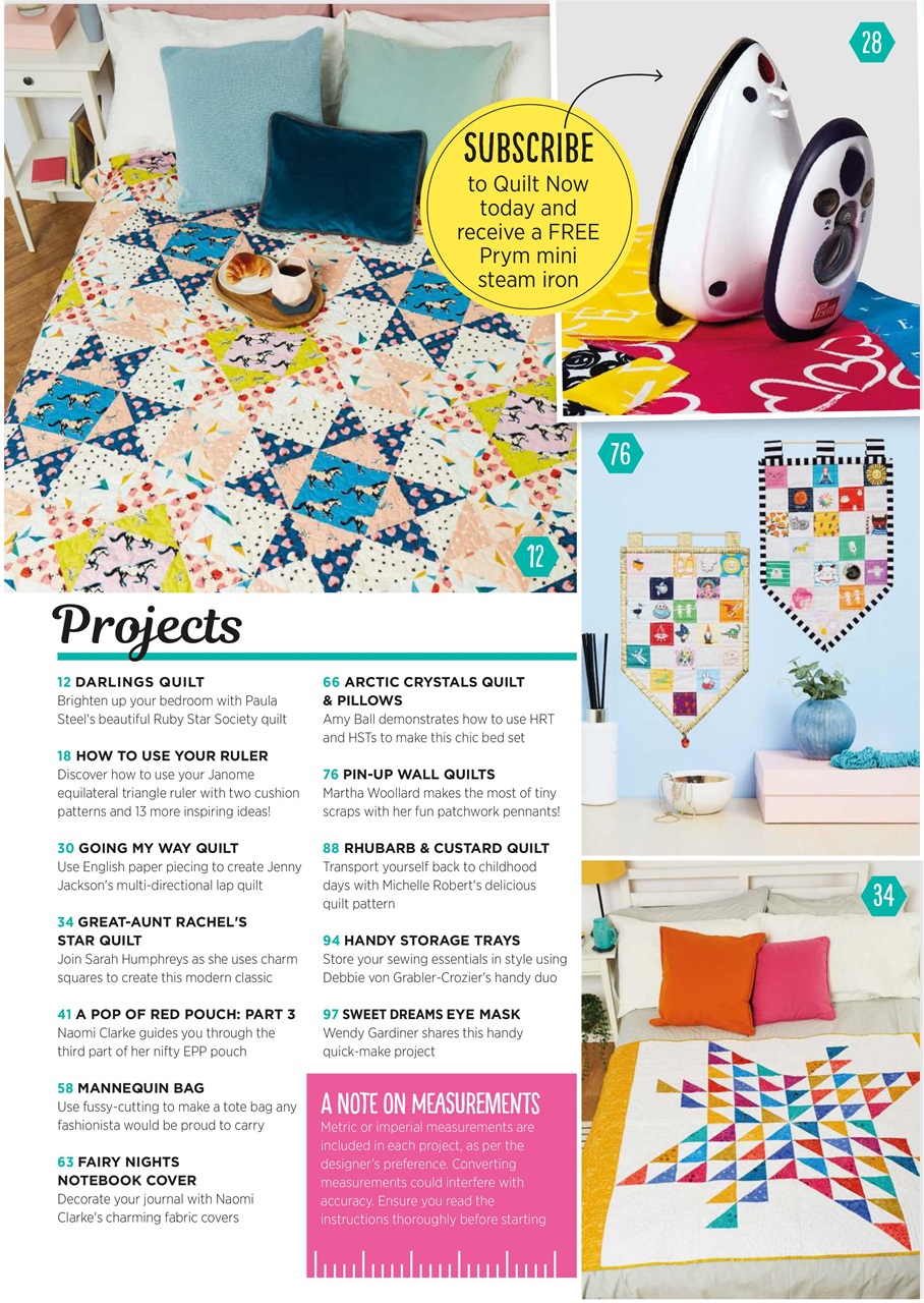 Quilt Now Preview Pages