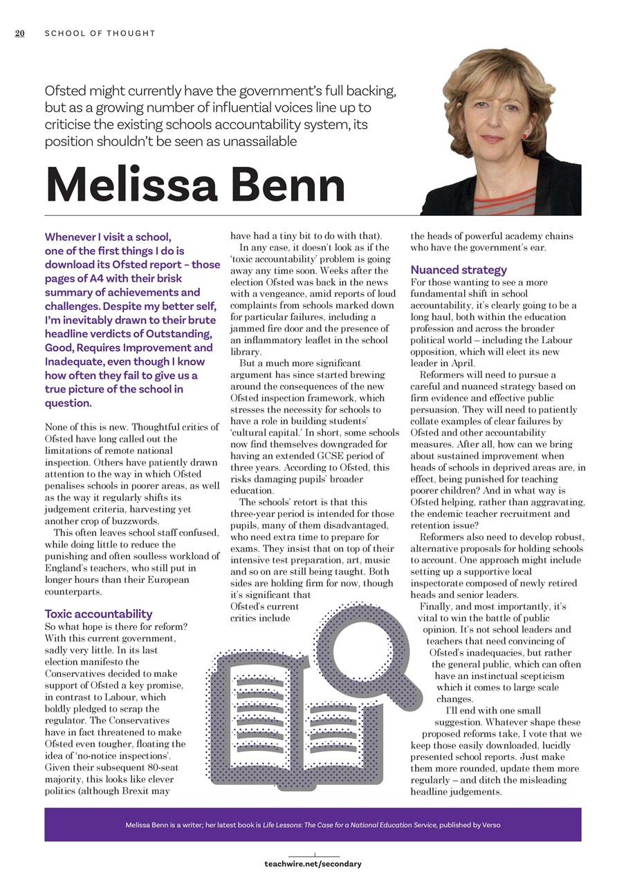 Teach Secondary Preview Pages