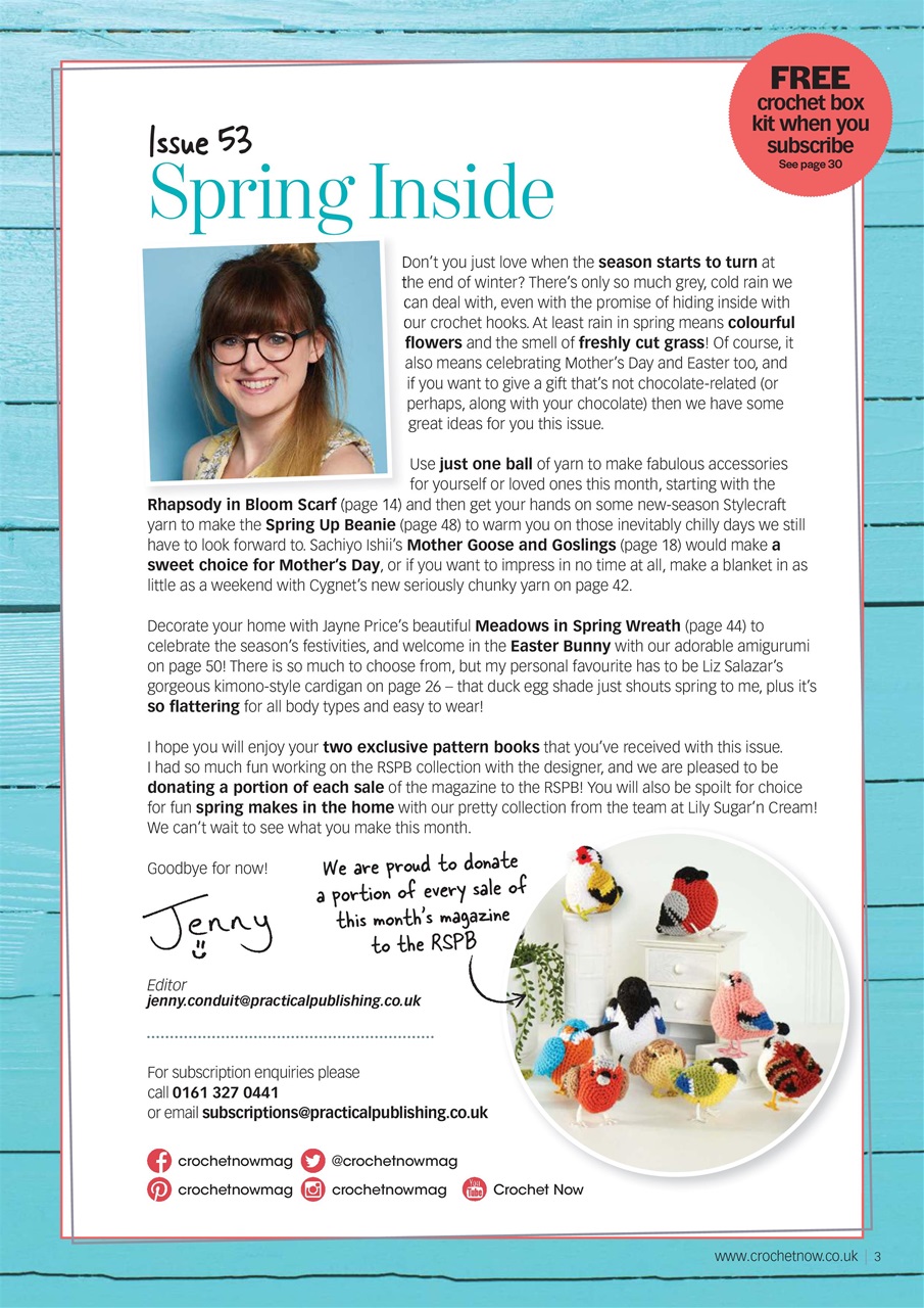 Crochet Now Magazine Preview Pages