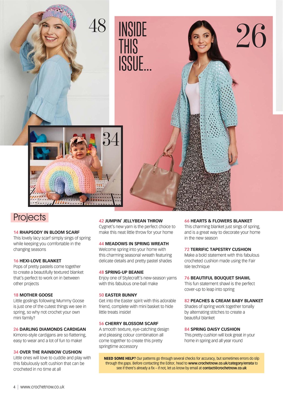 Crochet Now Magazine Preview Pages