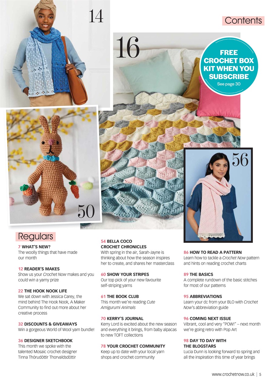Crochet Now Magazine Preview Pages
