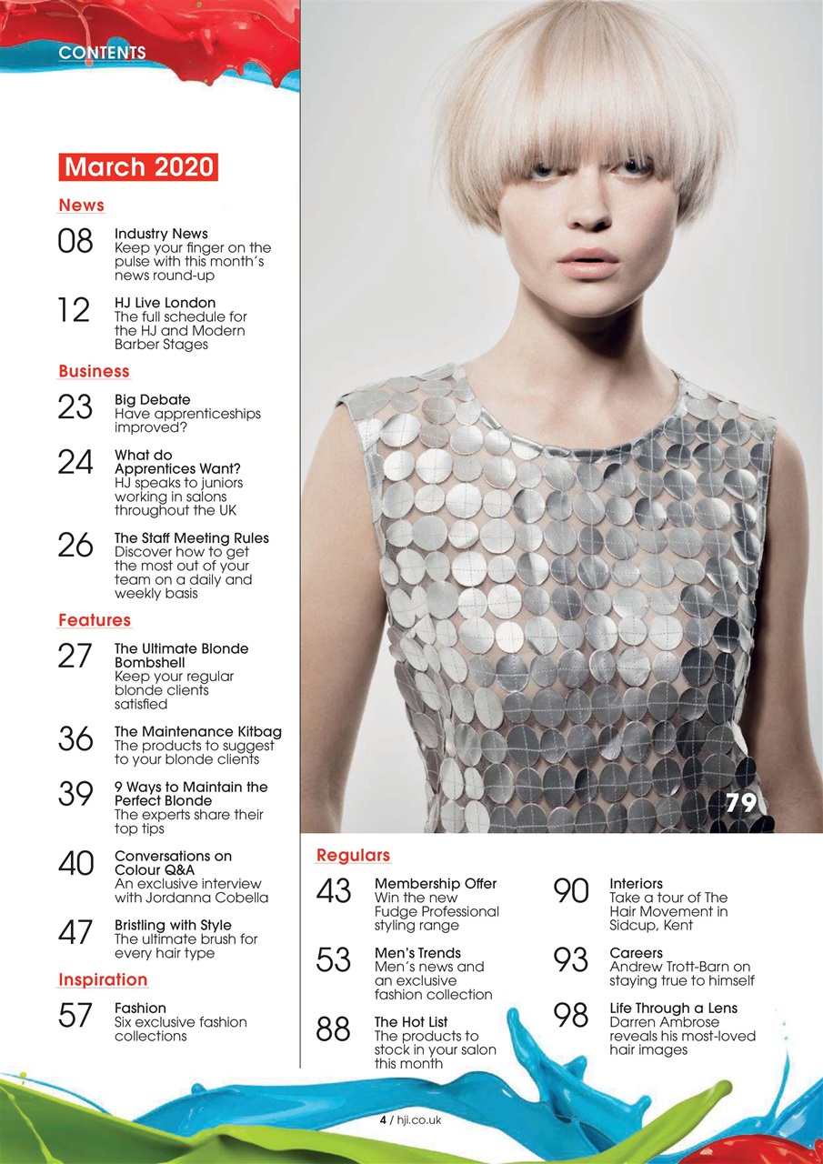 Hairdressers Journal Preview Pages