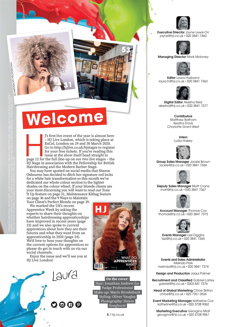 Hairdressers Journal Preview Pages