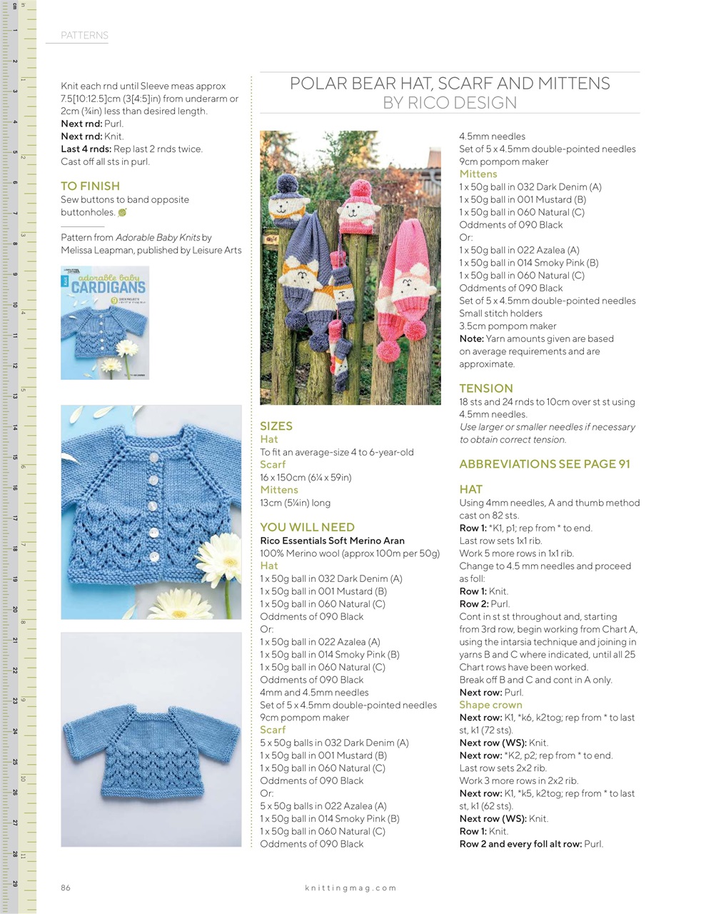 Knitting Preview Pages