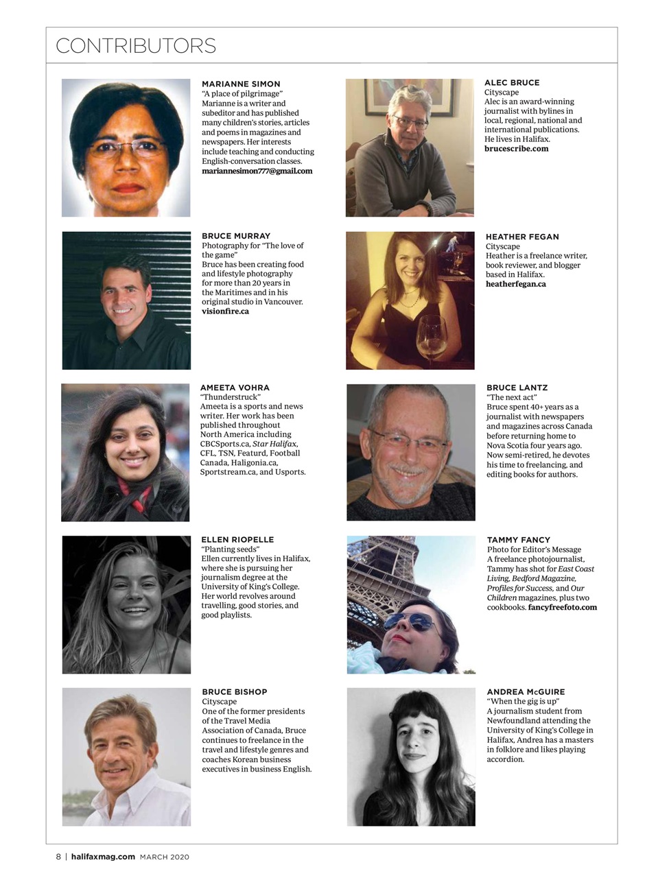 Halifax Magazine Preview Pages