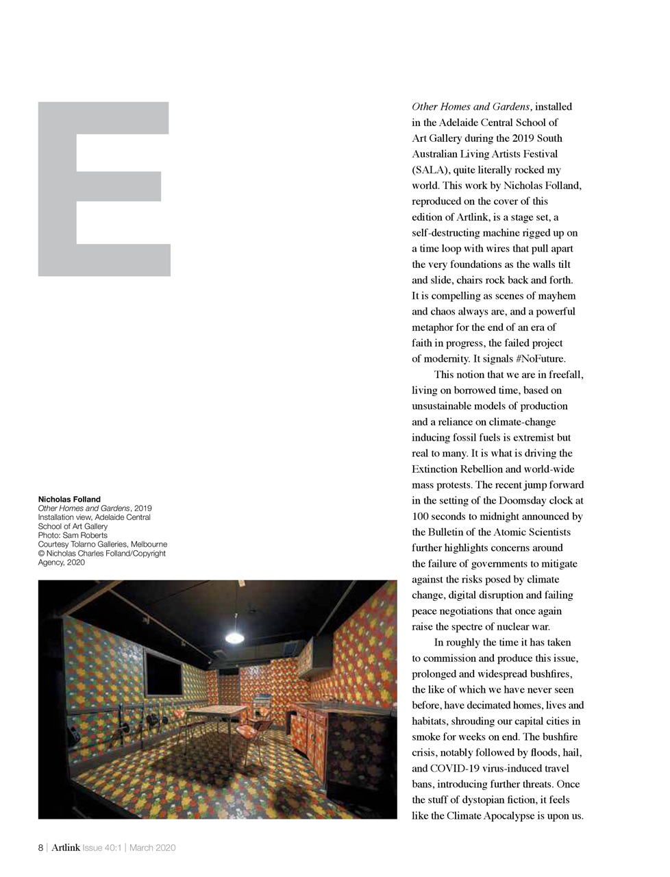 Artlink Magazine Preview Pages