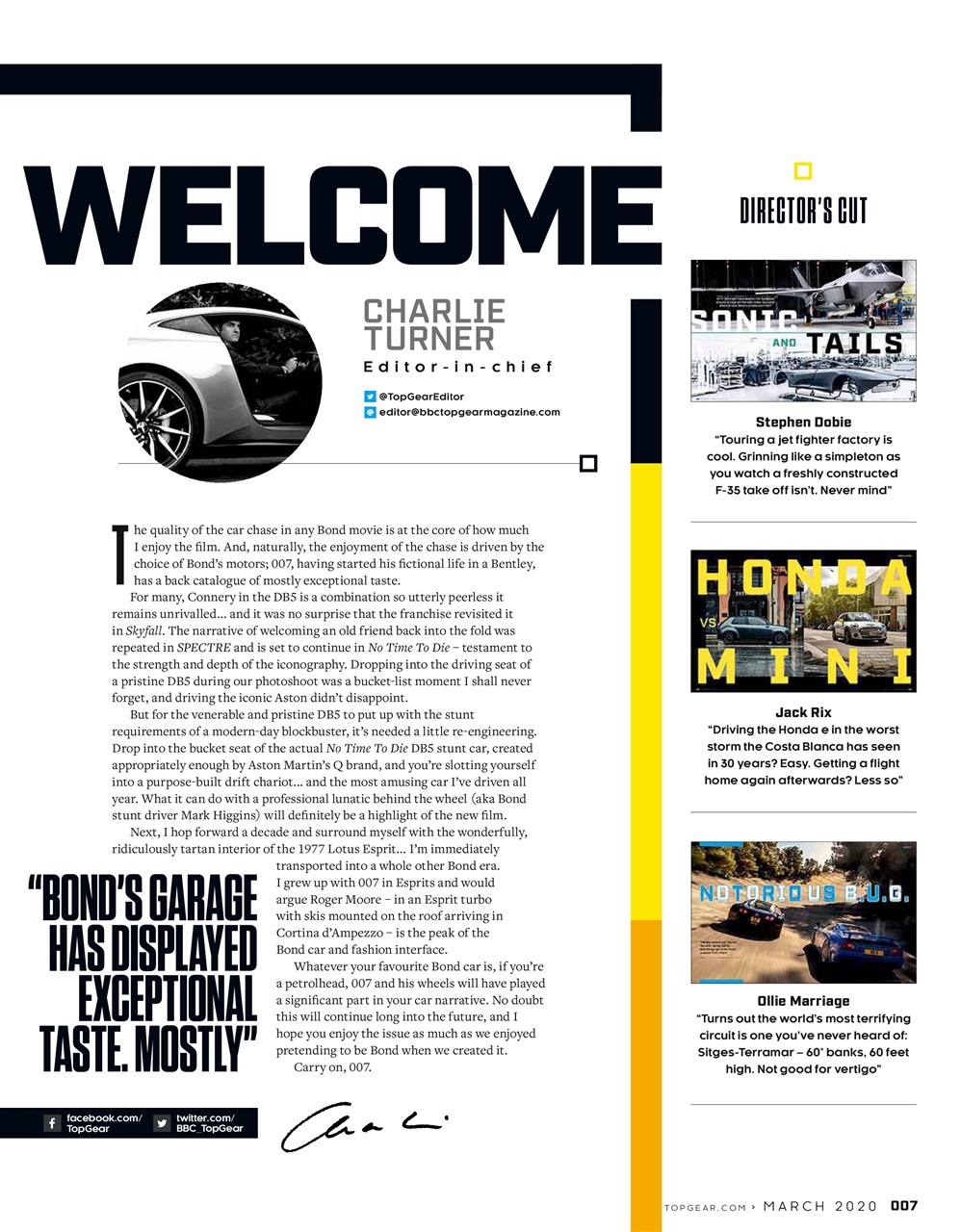 BBC Top Gear Magazine Preview Pages