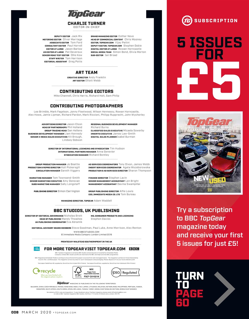 BBC Top Gear Magazine Preview Pages