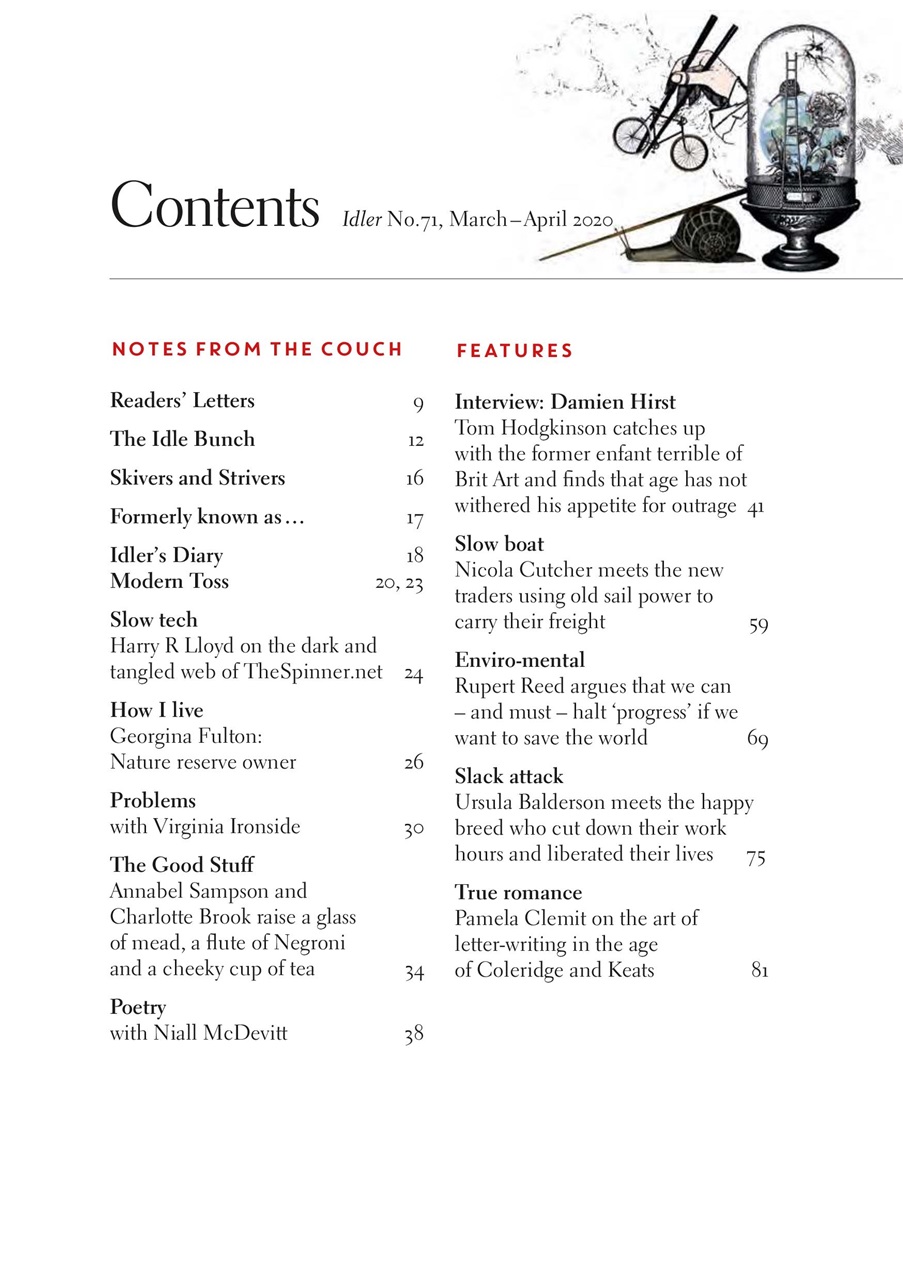 The Idler Magazine Preview Pages