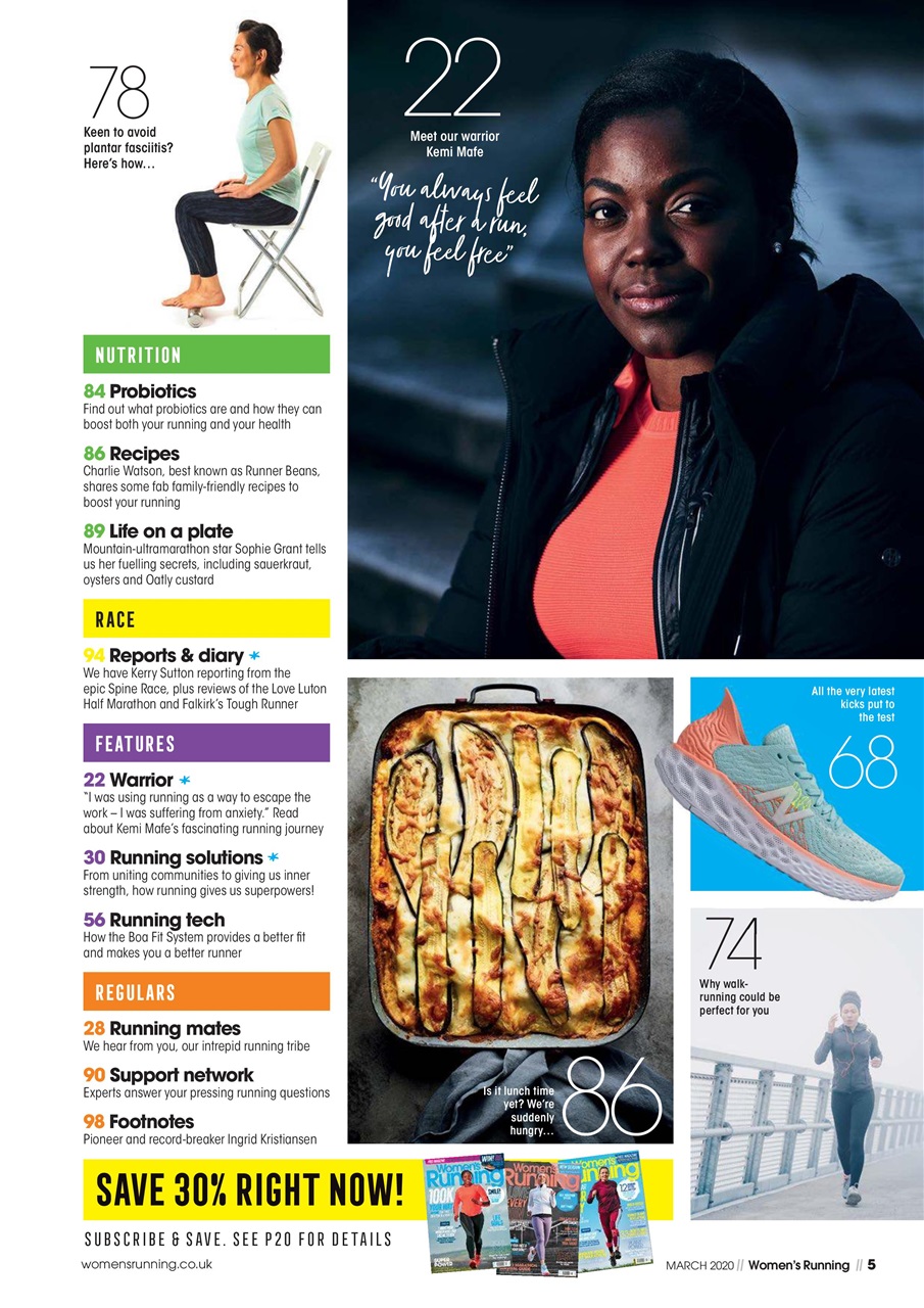 Women’s Running Preview Pages