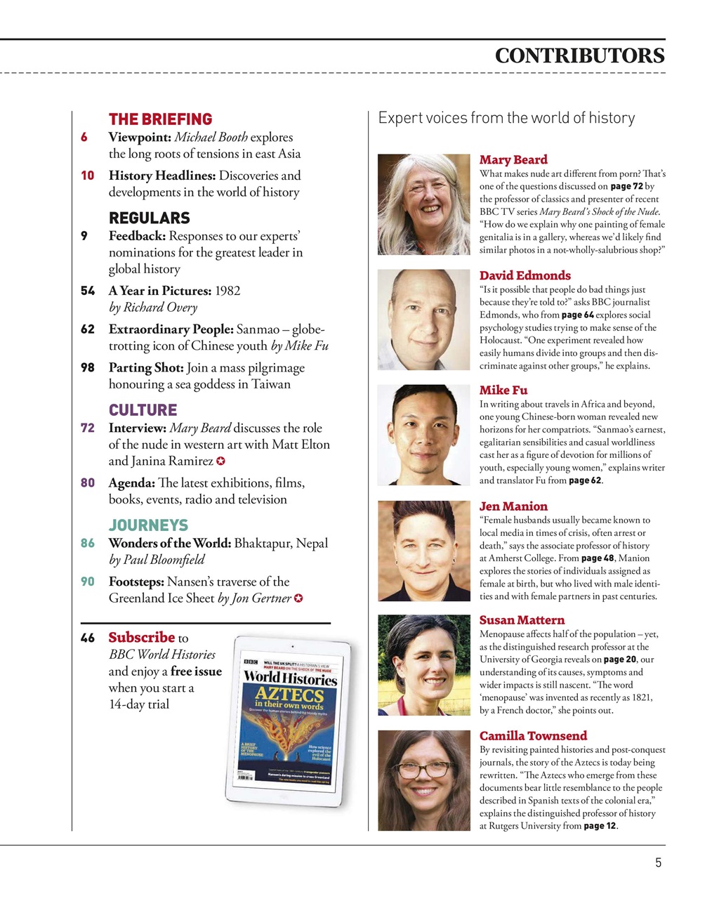BBC World Histories Preview Pages