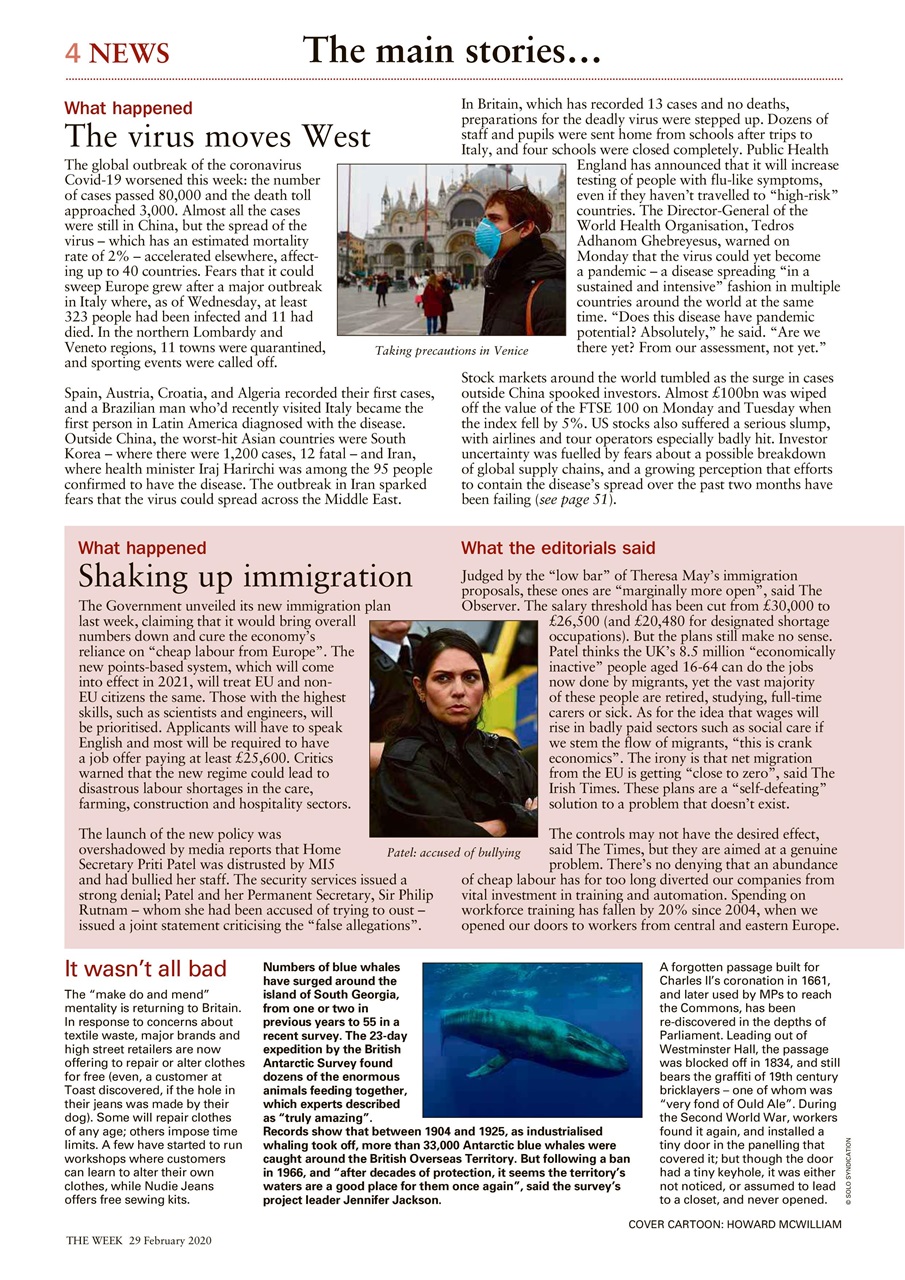 The Week Preview Pages