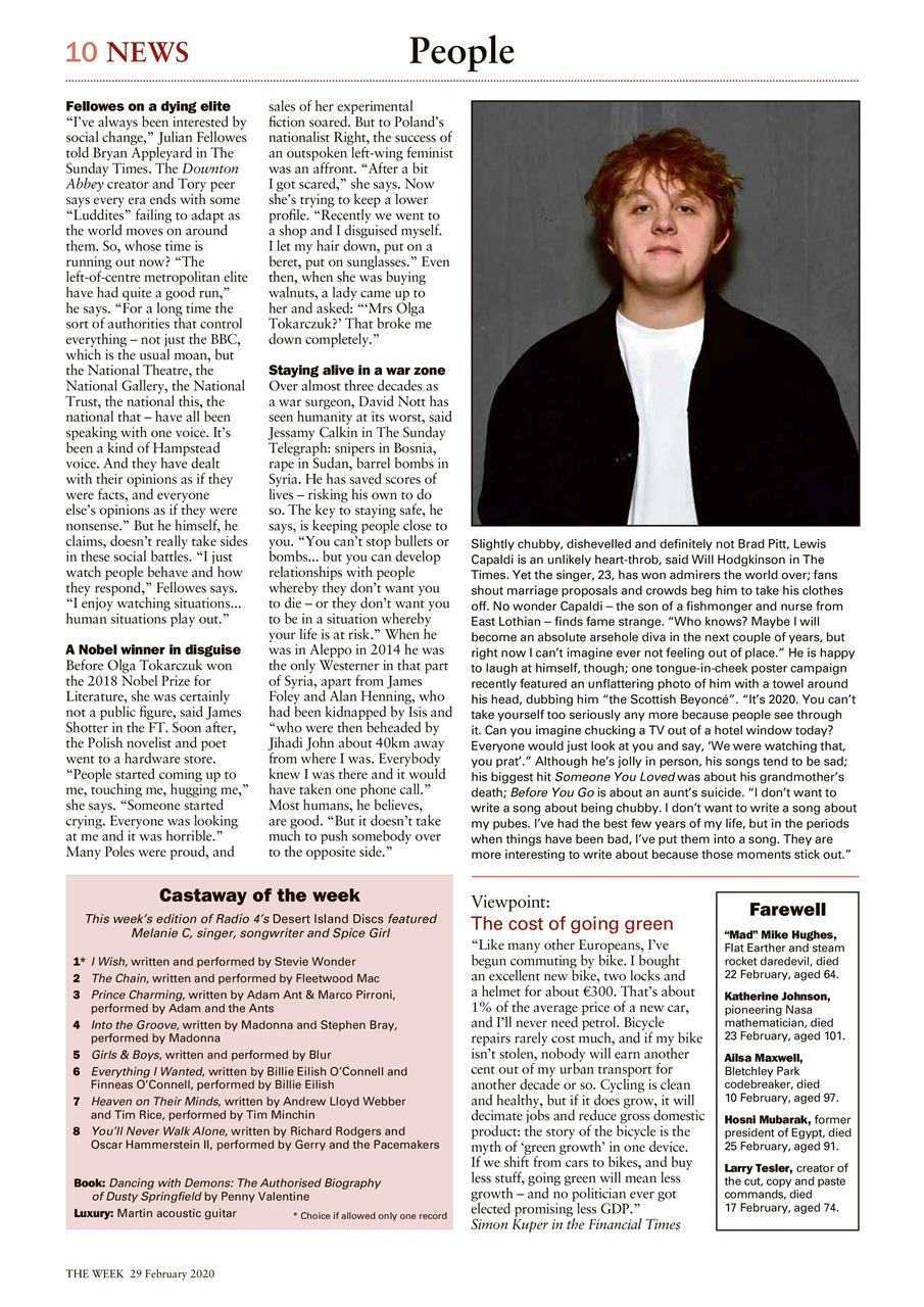 The Week Preview Pages