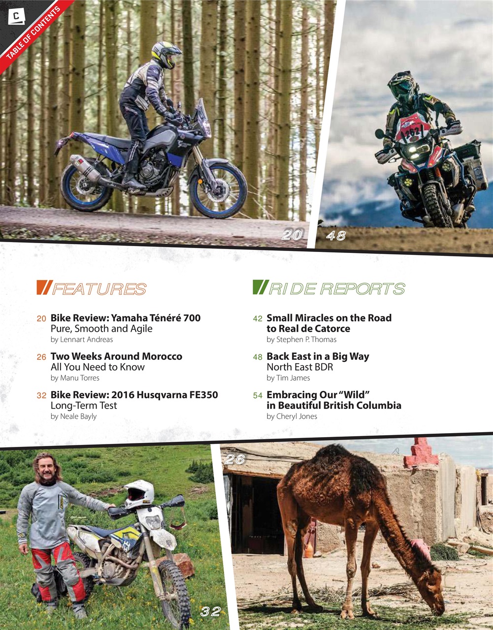 Adventure Motorcycle Preview Pages