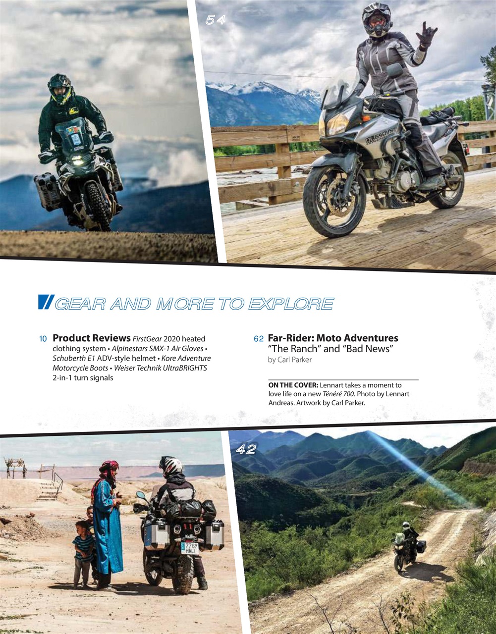 Adventure Motorcycle Preview Pages