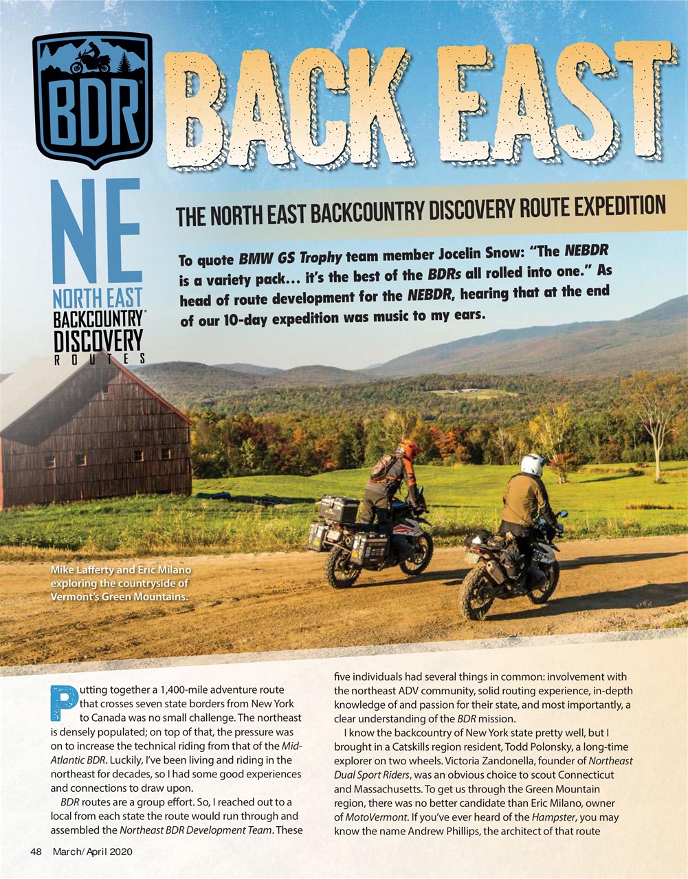 Adventure Motorcycle Preview Pages
