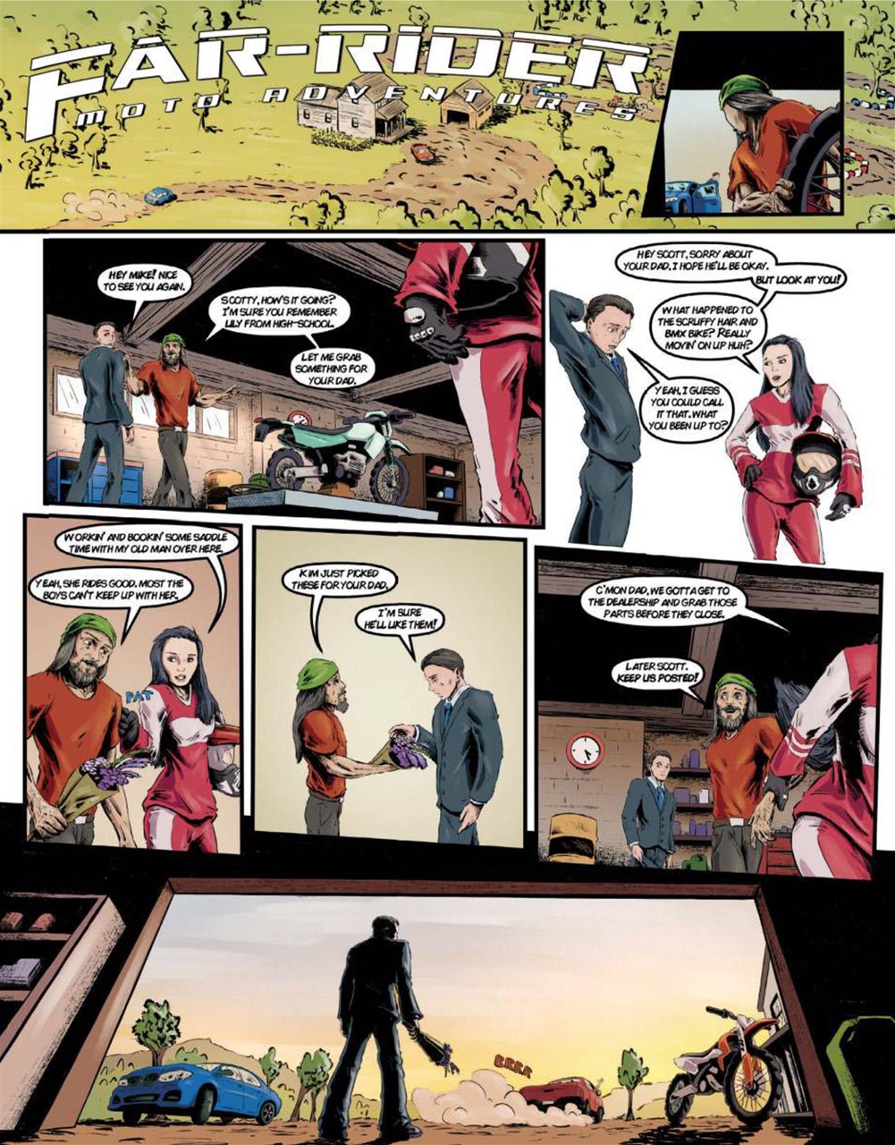 Adventure Motorcycle Preview Pages