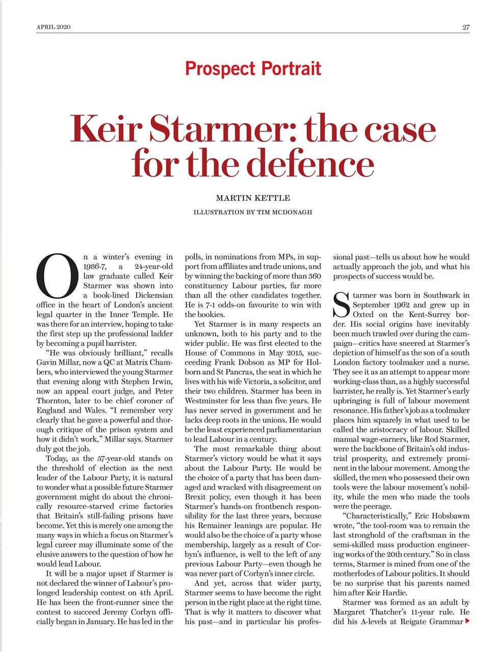 Prospect Magazine Preview Pages