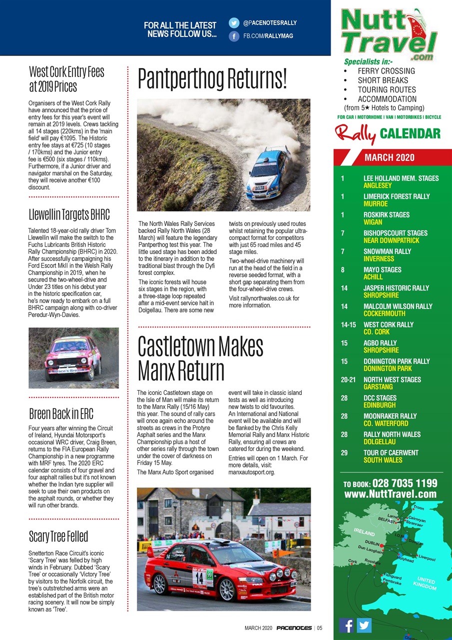 Pacenotes Rally magazine Preview Pages
