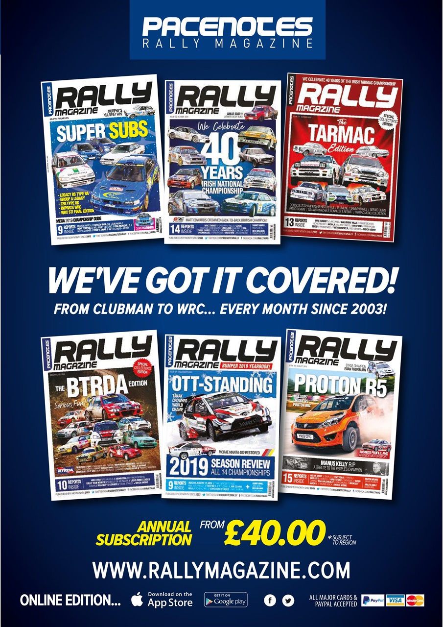 Pacenotes Rally magazine Preview Pages