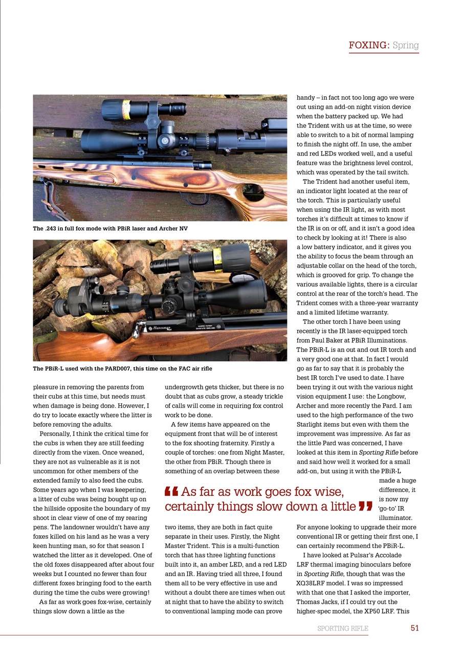 Sporting Rifle Preview Pages