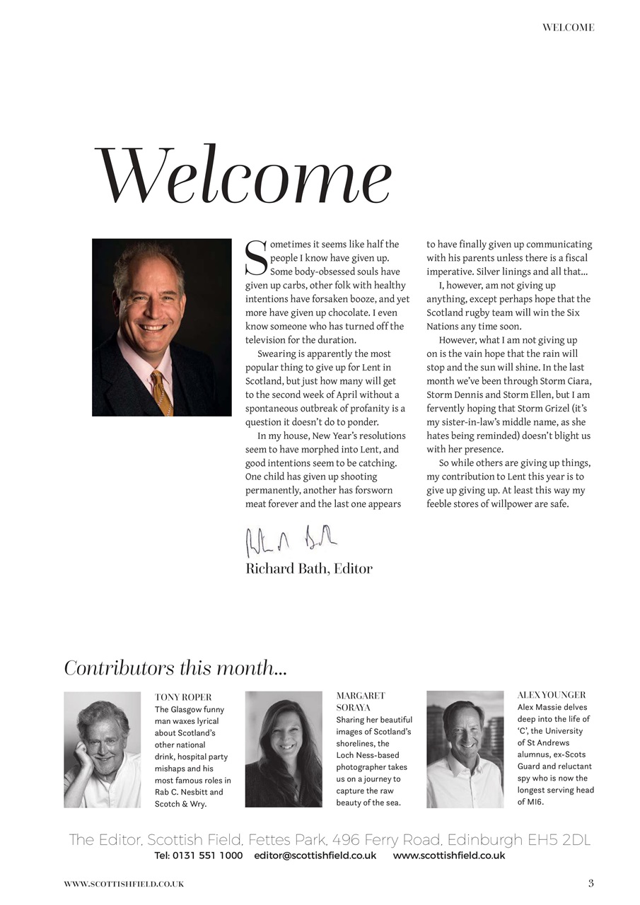 Scottish Field Preview Pages