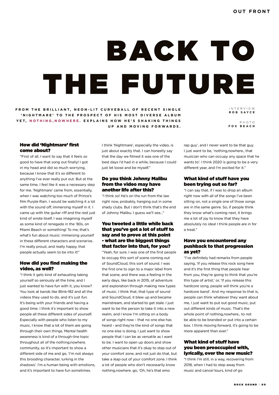 Rock Sound Magazine Preview Pages