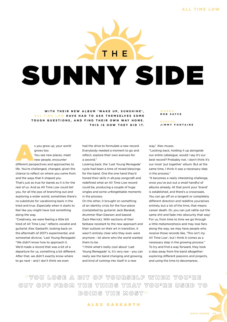 Rock Sound Magazine Preview Pages