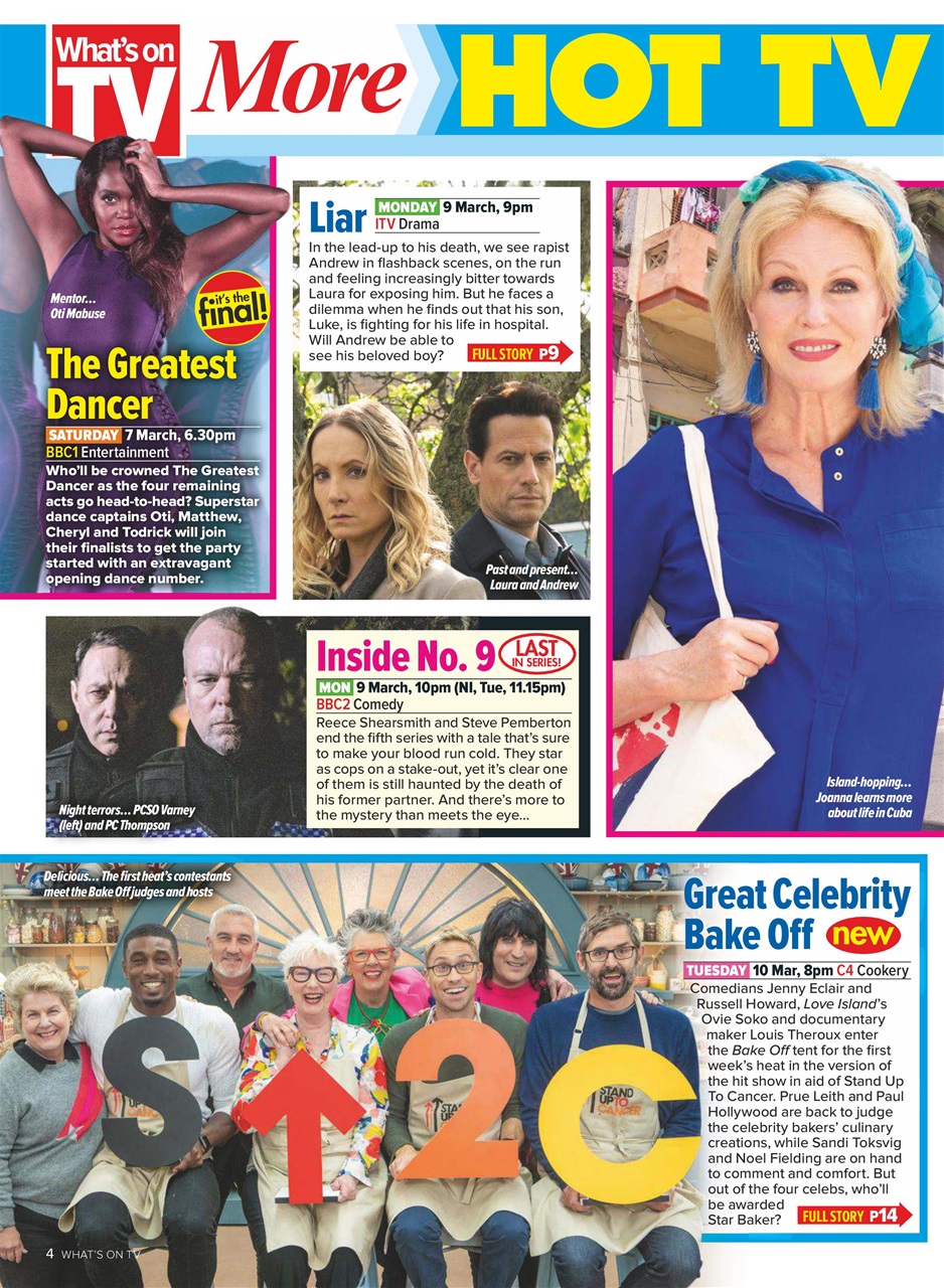 What's on TV Preview Pages