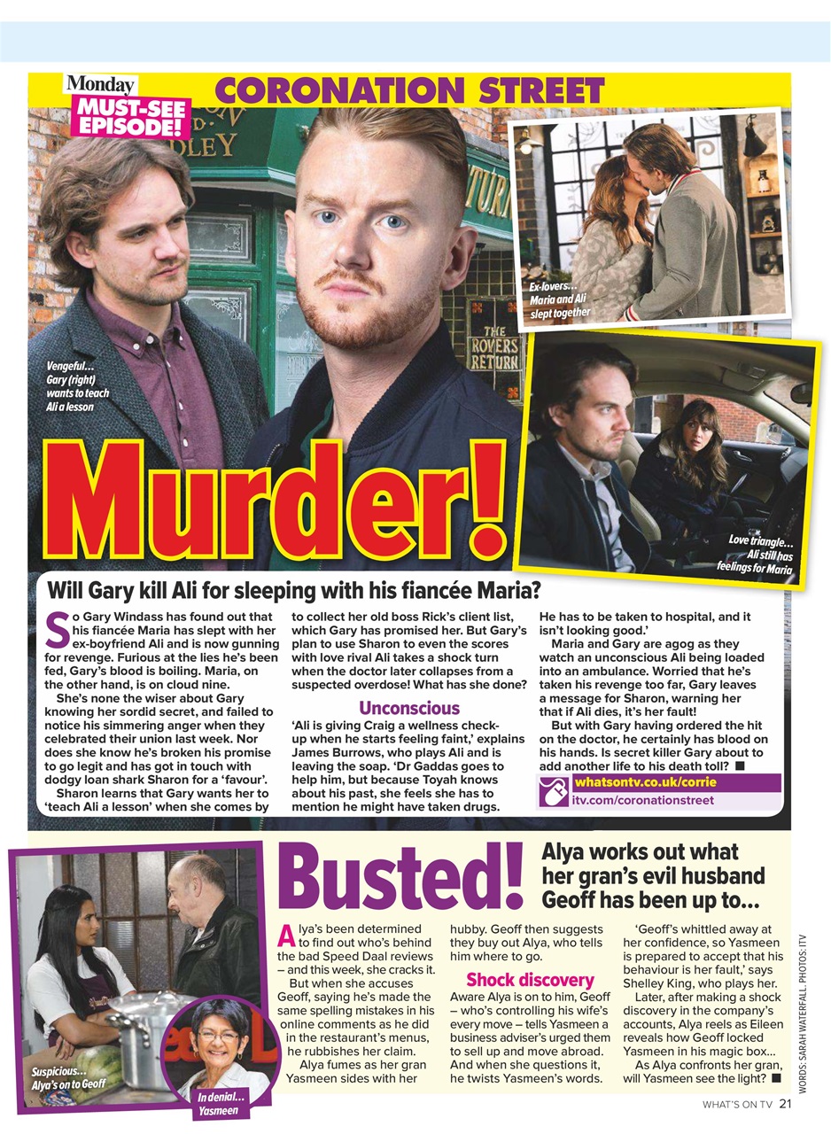 What's on TV Preview Pages