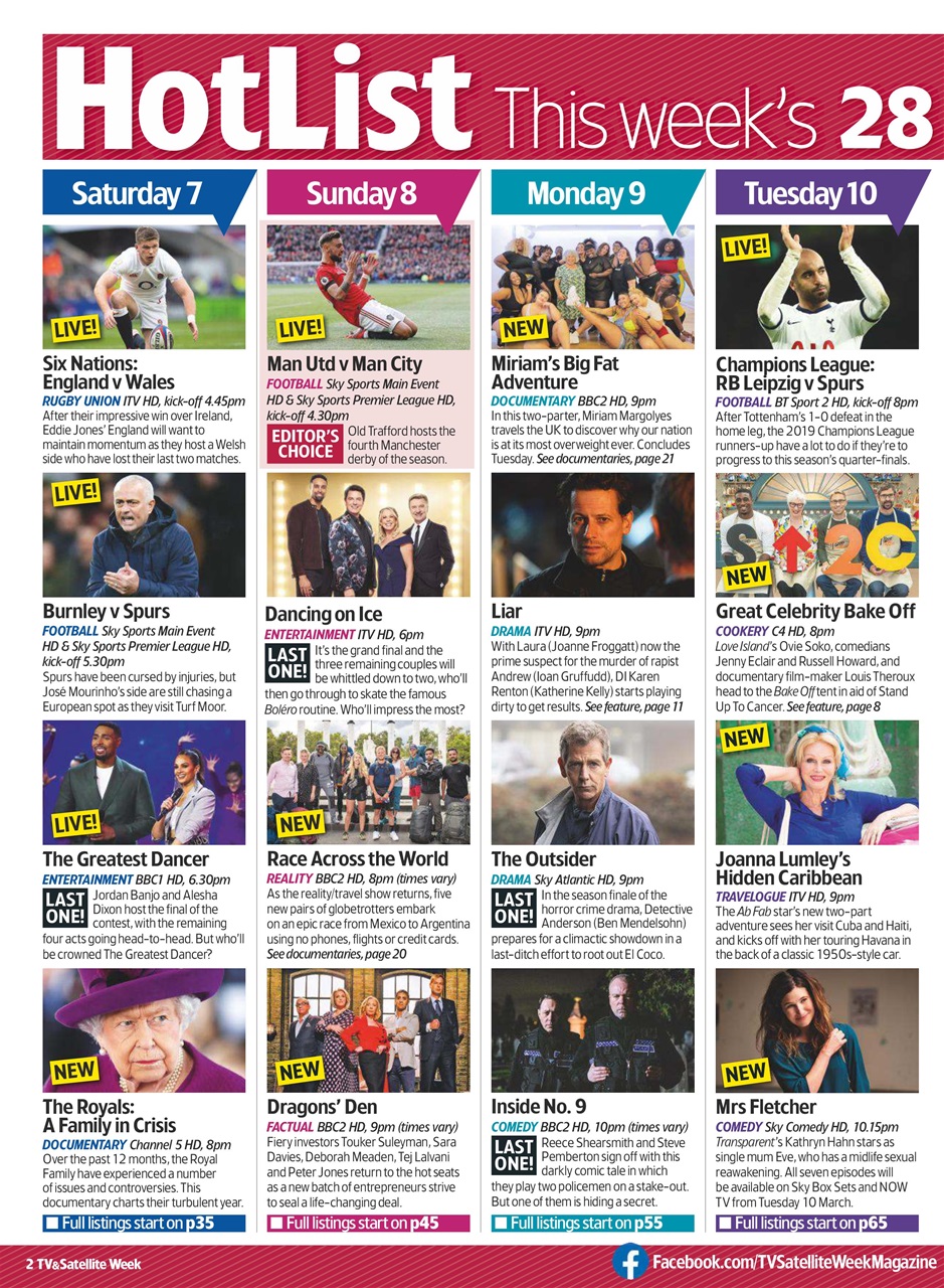 TV & Satellite Week Preview Pages