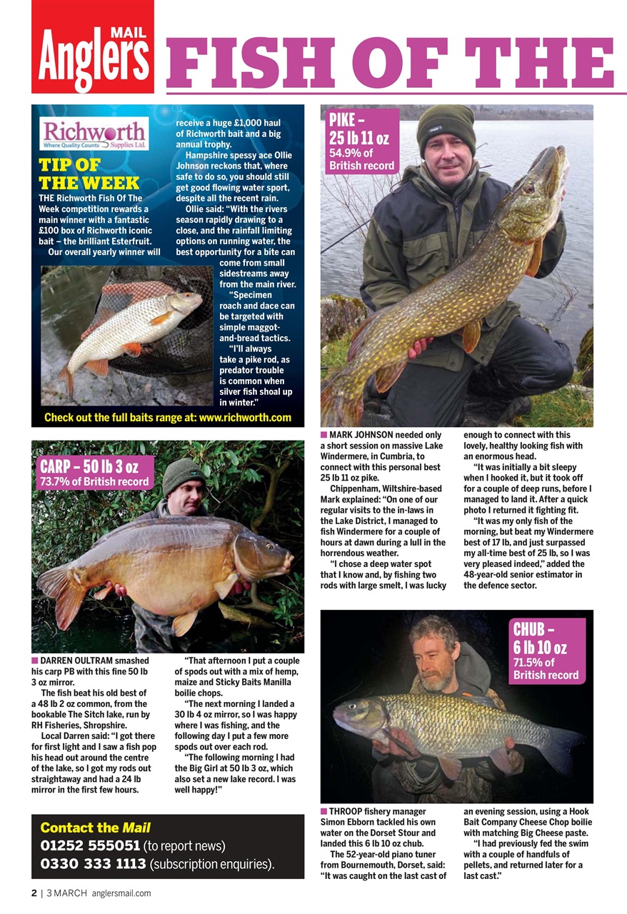 Anglers Mail Preview Pages