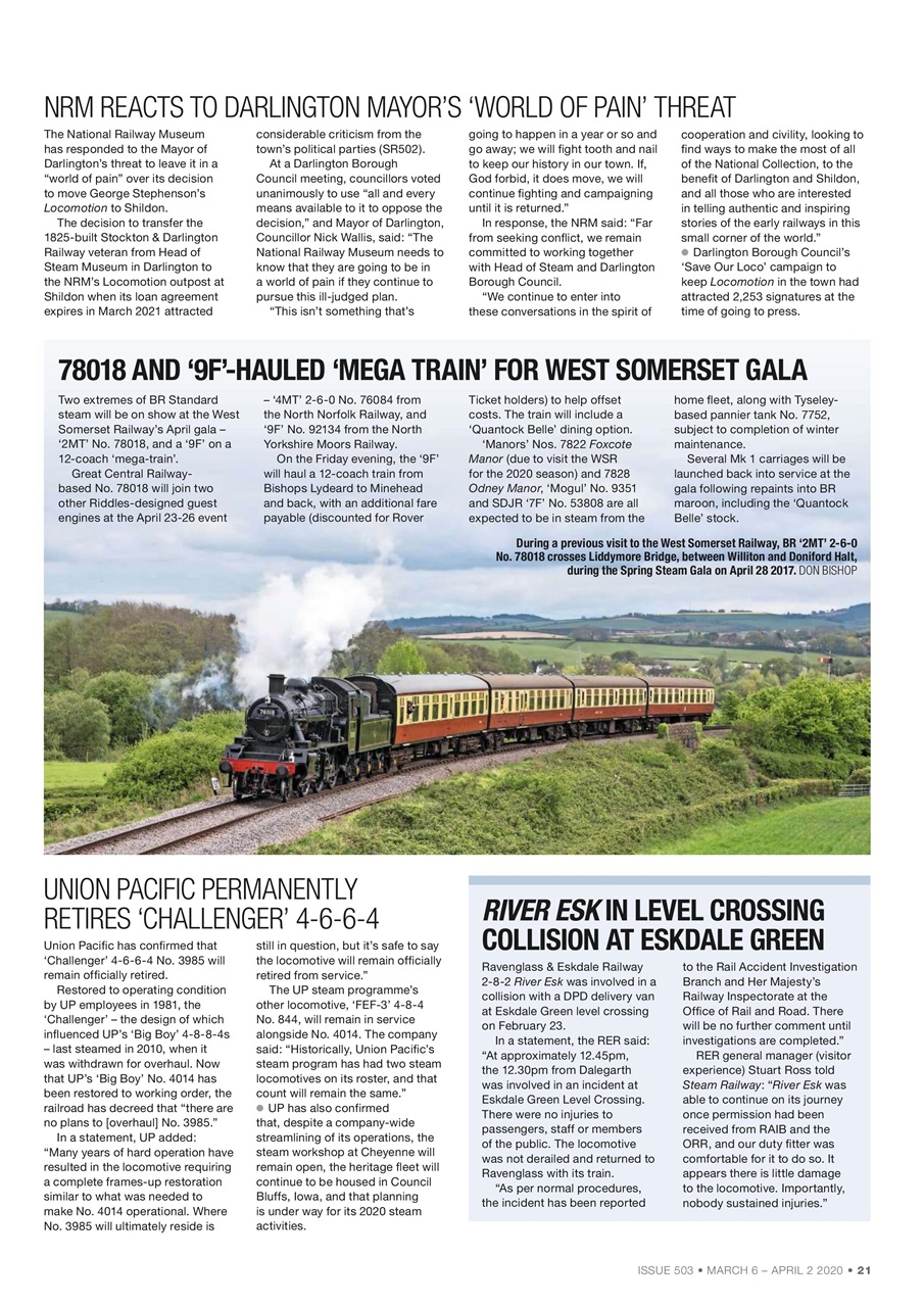 Steam Railway Preview Pages