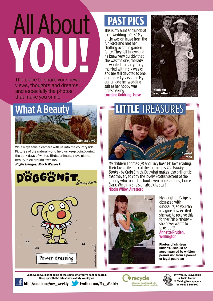 My Weekly Preview Pages