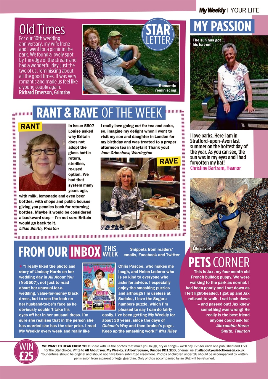 My Weekly Preview Pages