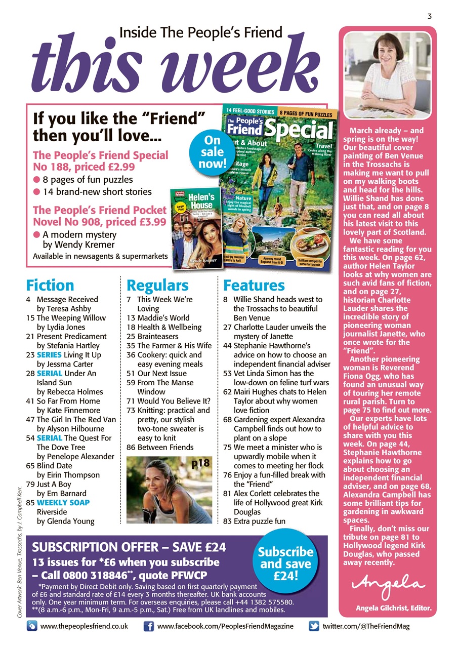 The People’s Friend Preview Pages