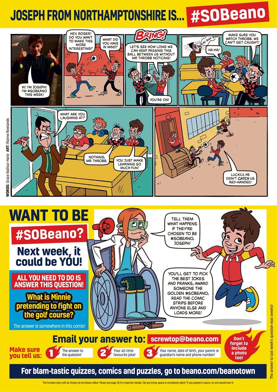 Beano Preview Pages