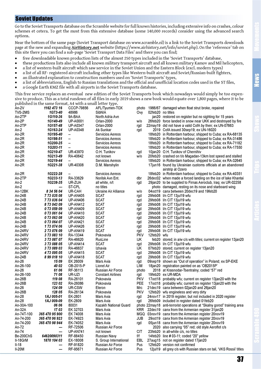 Scramble Magazine Preview Pages