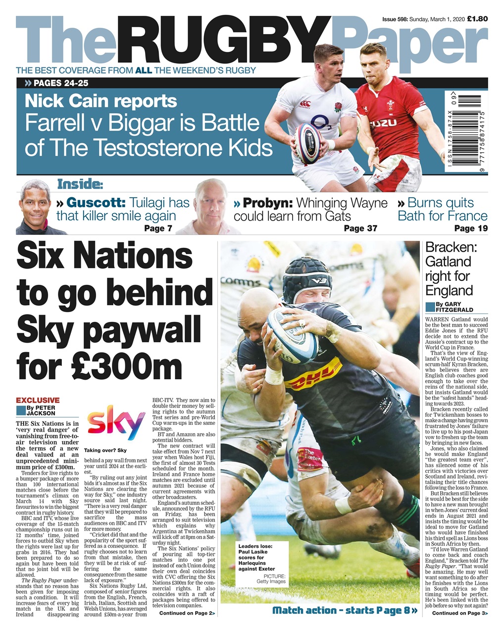 The Rugby Paper Preview Pages