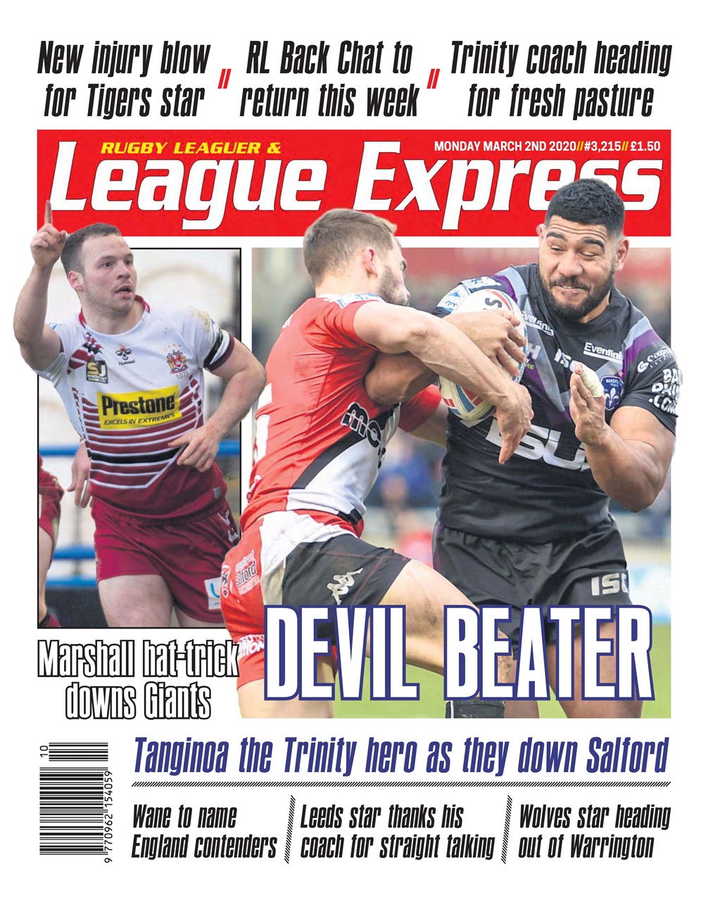 League Express Preview Pages