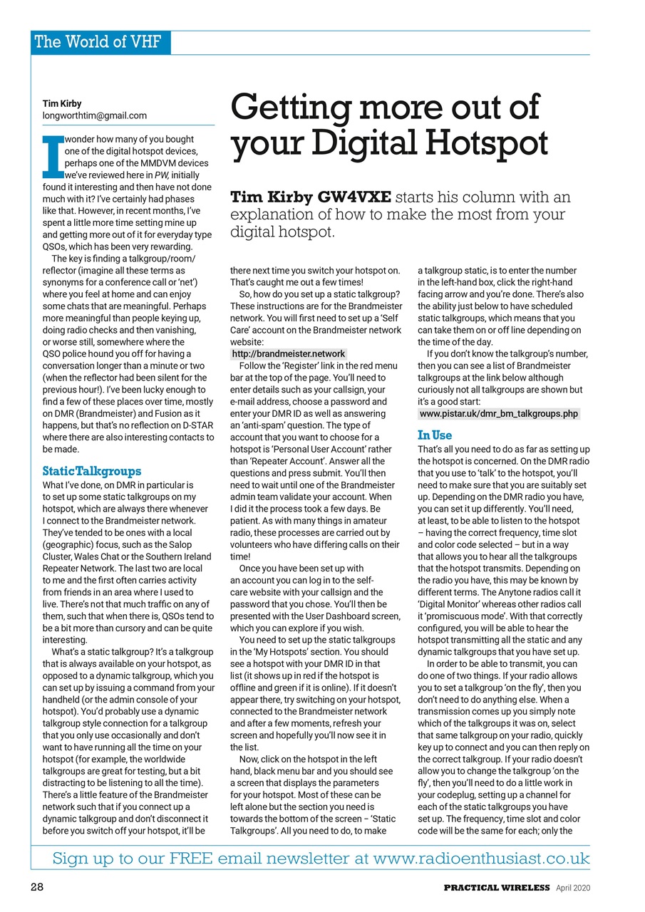 Practical Wireless Preview Pages