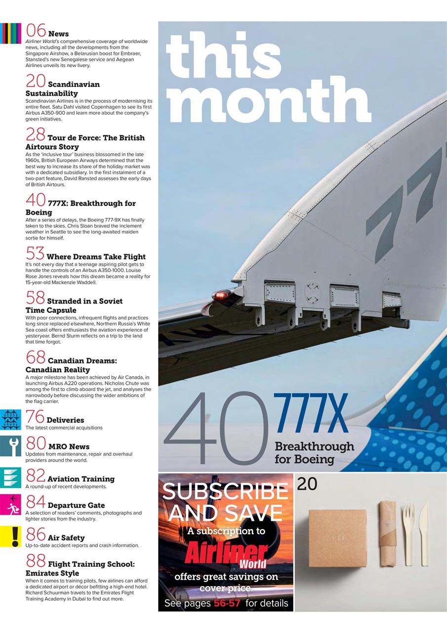 Airliner World Preview Pages