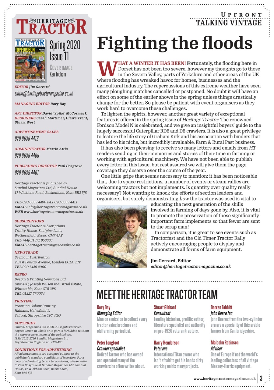 Classic Tractor Preview Pages