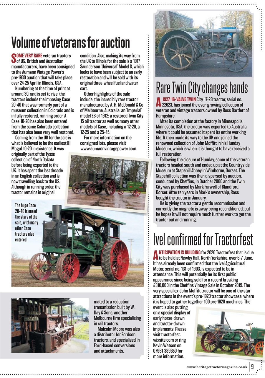 Classic Tractor Preview Pages